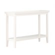 Convenience Concepts Ledgewood Console Table in White Wood Finish