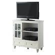 Convenience Concepts Tahoe Highboy TV Stand in White Wood Finish