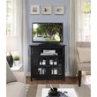 Convenience Concepts Big Sur Highboy TV Stand in Black Wood Finish