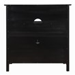 Convenience Concepts Big Sur Highboy TV Stand in Black Wood Finish