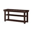 Convenience Concepts Oxford Utility Mudroom Bench in Espresso Wood Finish