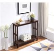Convenience Concepts Mission Console Table in Espresso Wood Finish