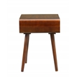 Convenience Concepts End Table Coffee Accent Table Square in Wood - Espresso