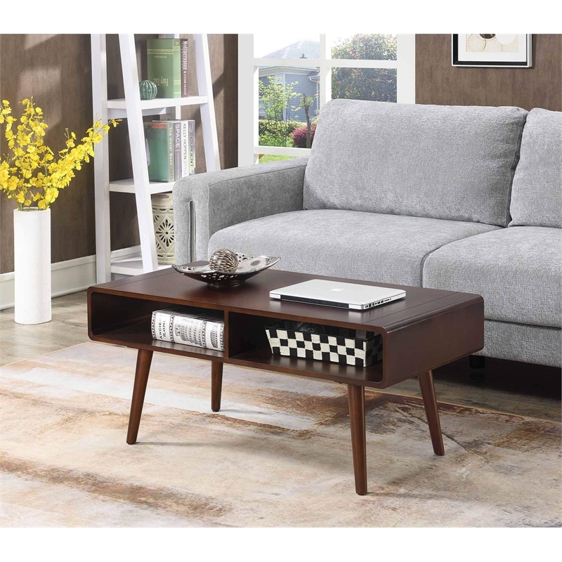 Convenience Concepts Napa Valley Coffee Table in Espresso Wood Finish