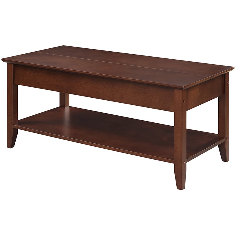 Convenience Concepts American Heritage Flip Top Coffee Table Convenience Concepts American Heritage Flip Top Coffee Table