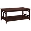 Convenience Concepts Omega Coffee Table in Espresso Wood Finish
