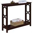 Convenience Concepts Omega Console Table in Espresso Wood Finish
