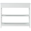 Convenience Concepts Omega Storage Console Table in White Wood Finish