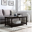 Convenience Concepts Mission Coffee Table in Espresso Wood Finish