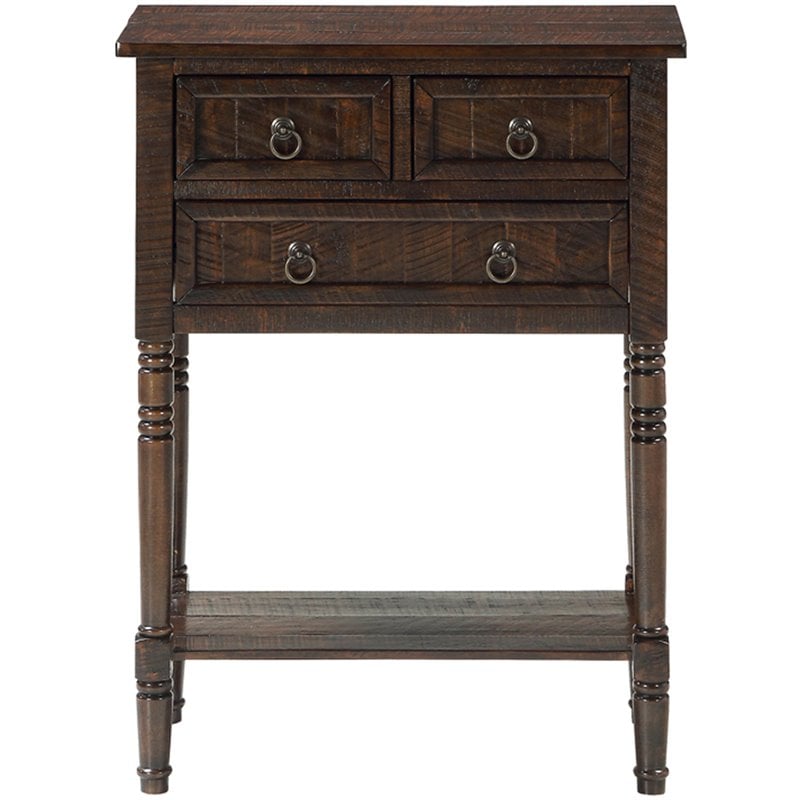 Convenience Concepts Kendra Console Table in Espresso Wood Finish