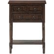 Convenience Concepts Kendra Console Table in Espresso Wood Finish