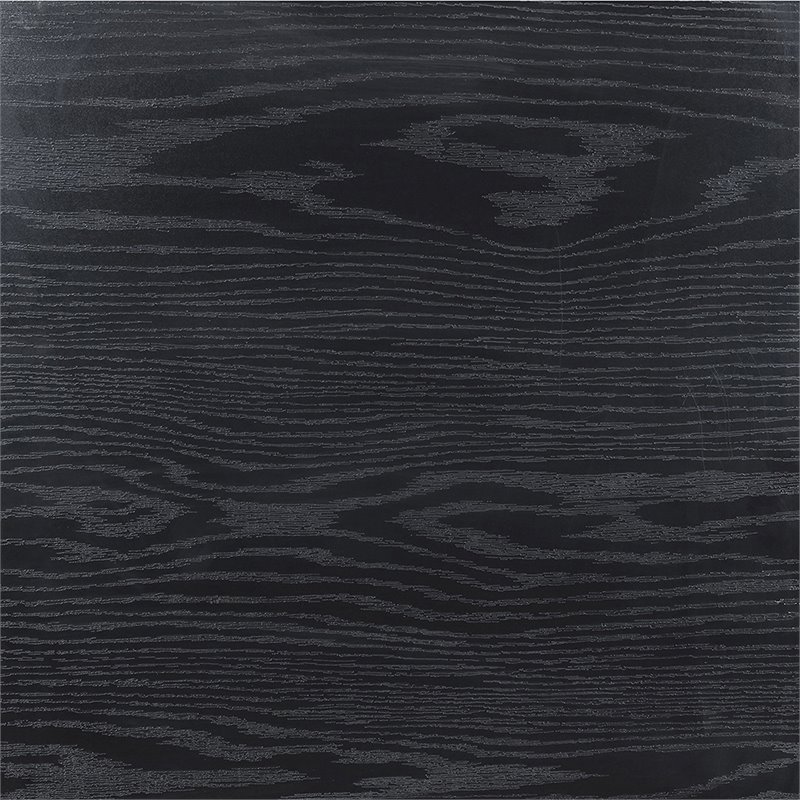 Convenience Concepts X-Calibur Console Table in Black Wood Grain and Metal Frame