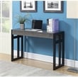 Convenience Concepts Monterey Console Table in Weathered Gray Wood and Metal