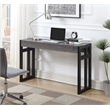 Convenience Concepts Monterey Console Table in Weathered Gray Wood and Metal