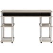Convenience Concepts Designs2Go Writing Desk in Ice Off White Wood Finish