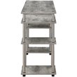 Convenience Concepts Designs2Go Writing Desk in Faux Birch Gray Wood Finish