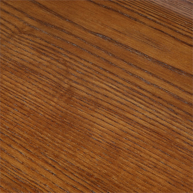 Convenience Concepts American Heritage Ladder Bookcase in Caramel Wood Finish