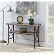 Convenience Concepts Brookline Console Table in Beige Driftwood Wood Finish