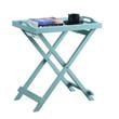 Convenience Concepts Designs2Go Folding TV Tray Table in Seafoam