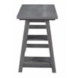 Convenience Concepts Designs2Go Trestle Desk in Gray Wood Finish