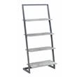 Convenience Concepts Graystone Four-Tier Ladder Bookcase/shelf in Gray Wood