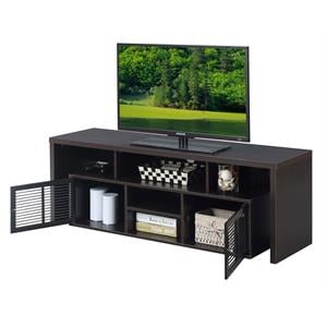 Convenience Concepts Lexington 60&quot TV Stand in Espresso Wood Finish
