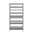 Convenience Concepts Oxford Five-Tier Bookcase with Drawer in Gray Wood Finish