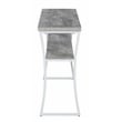 Convenience Concepts X-Calibur Console Table in Driftwood Gray Wood Finish
