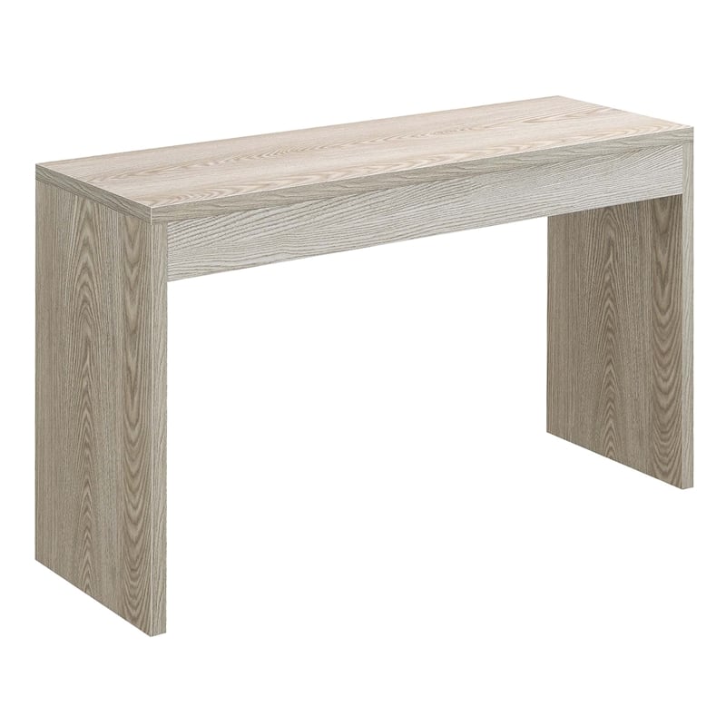 Convenience Concepts Northfield Hall Console Table in White Wood Grain Finish