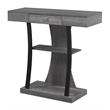 Convenience Concepts Newport Harri Console Table in Gray Wood Finish