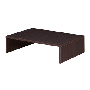 Convenience Concepts Designs2Go Small TV/Monitor Riser in Espresso Wood Finish