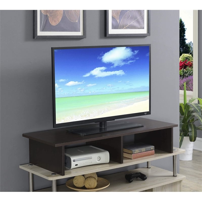 Convenience Concepts Designs2Go Large TV/Monitor Riser in Espresso Wood Finish