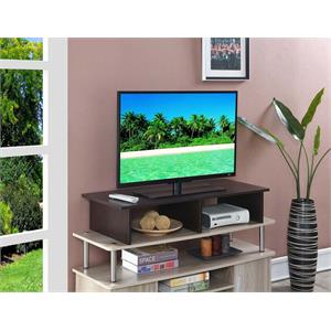 convenience concepts designs2go large tv/monitor riser in espresso wood finish