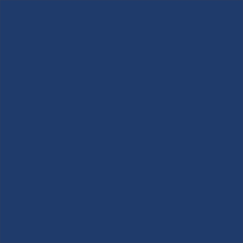 Convenience Concepts American Heritage Round End Table in Blue Wood Finish