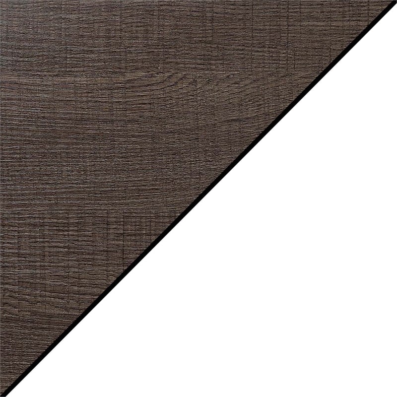 Convenience Concepts Omega Coffee Table in White and Driftwood Brown Wood Finish