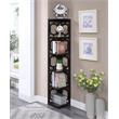 Convenience Concepts Omega Five-Tier Corner Bookcase in Espresso Wood Finish