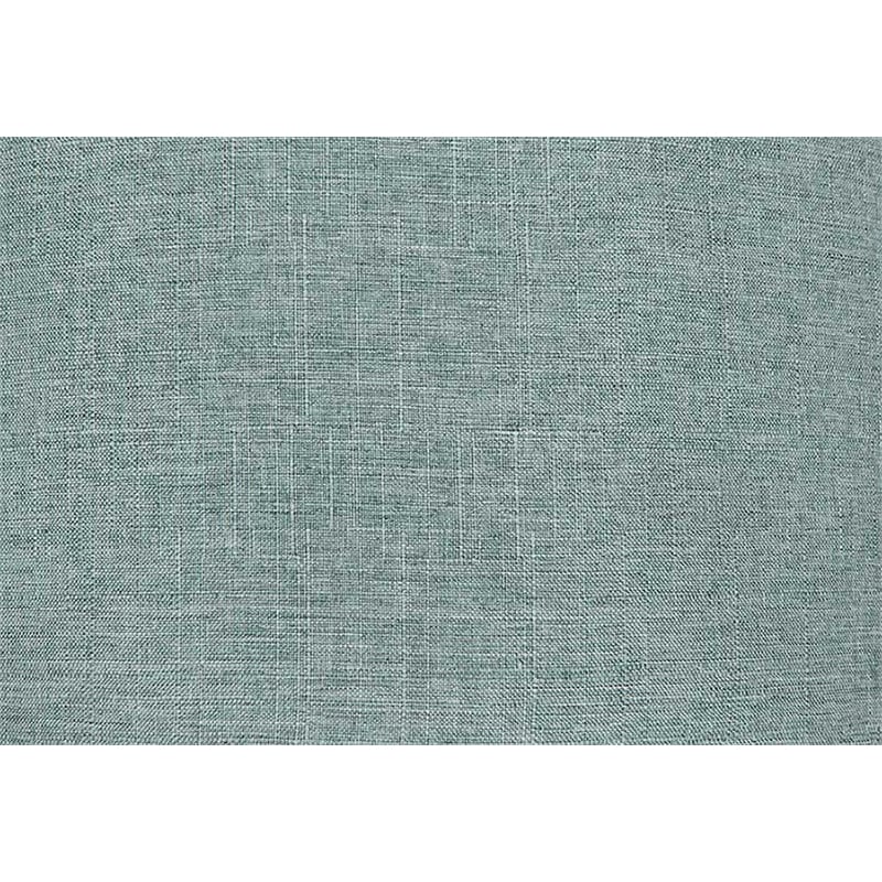 Convenience Concepts Designs4Comfort Round Shoe Ottoman in Green Fabric
