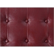Convenience Concepts Designs4Comfort Round Shoe Ottoman in Red Fabric