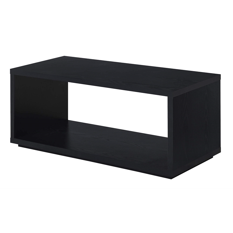 Convenience Concepts Northfield Admiral Coffee Table in Black Wood