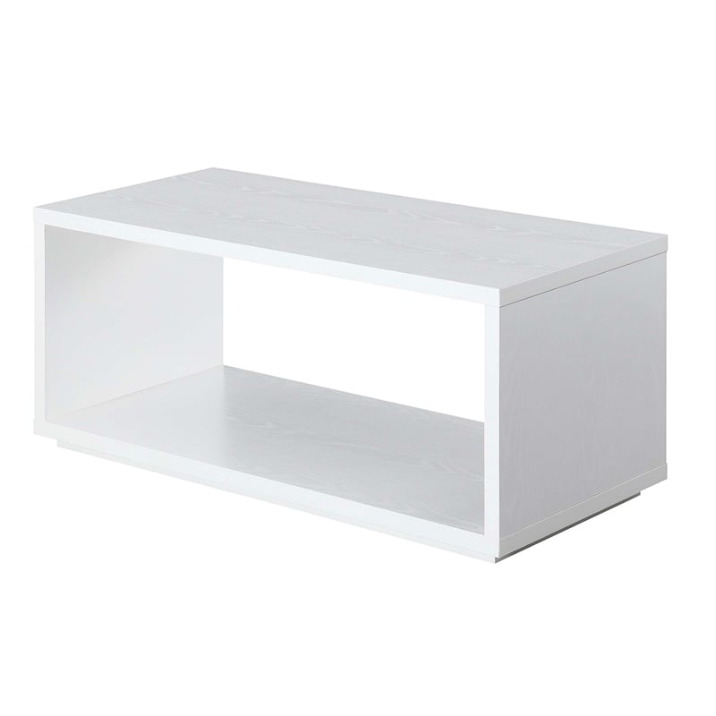 Convenience Concepts Northfield Admiral Coffee Table in White Wood Finish