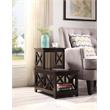 Convenience Concepts Oxford Two-Step Accent End Table in Espresso Wood Finish