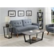 Convenience Concepts Graystone Coffee Table in Driftwood Gray Wood Finish