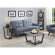 Convenience Concepts Graystone Coffee Table in Driftwood Gray Wood Finish