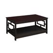 Convenience Concepts Town Square Coffee Table in Espresso Wood Finish