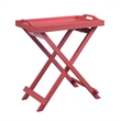 Convenience Concepts Designs2Go Tray Table in Pink Wood Finish