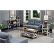 Convenience Concepts Brookline Console Table in Caramel Wood Finish