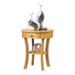 Convenience Concepts Classic Accents Schaffer End Table in Vanilla Wood Finish