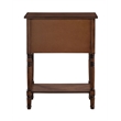 Convenience Concepts Kendra Hall Table in Cinnamon Wood Finish