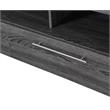 Newport Marbella 60-inch TV Stand with Cabinets and Shelves in Gray Wood Finish