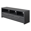 Newport Marbella 60-inch TV Stand with Cabinets and Shelves in Gray Wood Finish